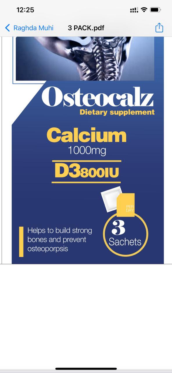 Osteocalz30 sachets